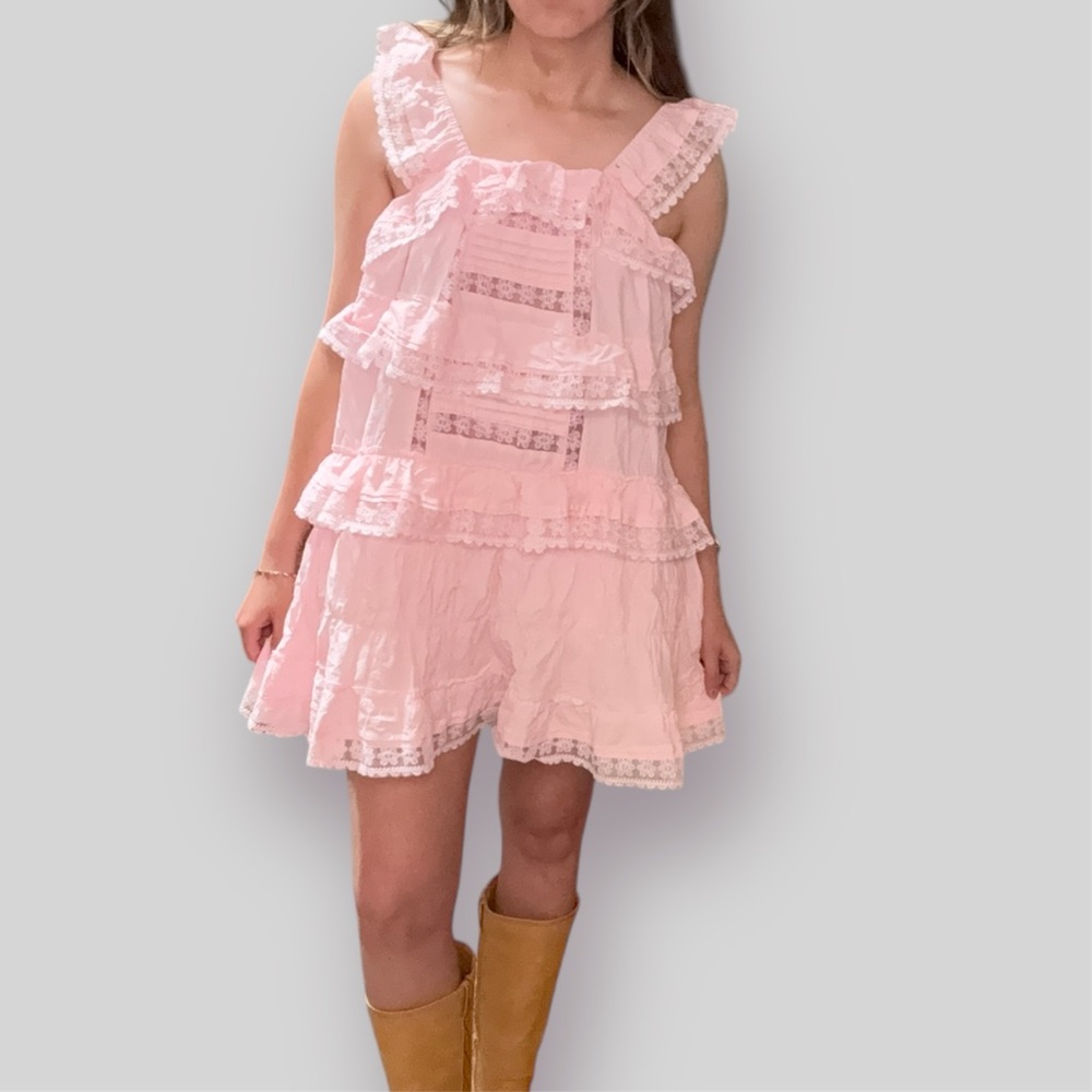Vintage Ruffle Dress